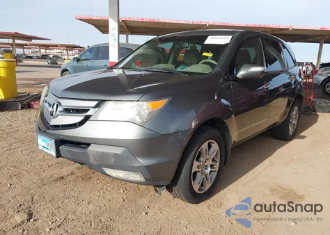 2008 Acura Mdx Technology Package z USA, uszkodzony, nr VIN 2HNYD283X8H503067